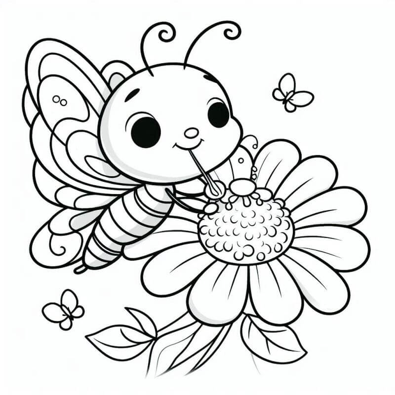 Desenho de Borboletas para imprimir