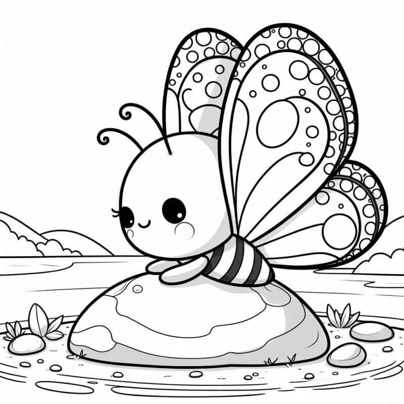Desenho de Borboletas para imprimir