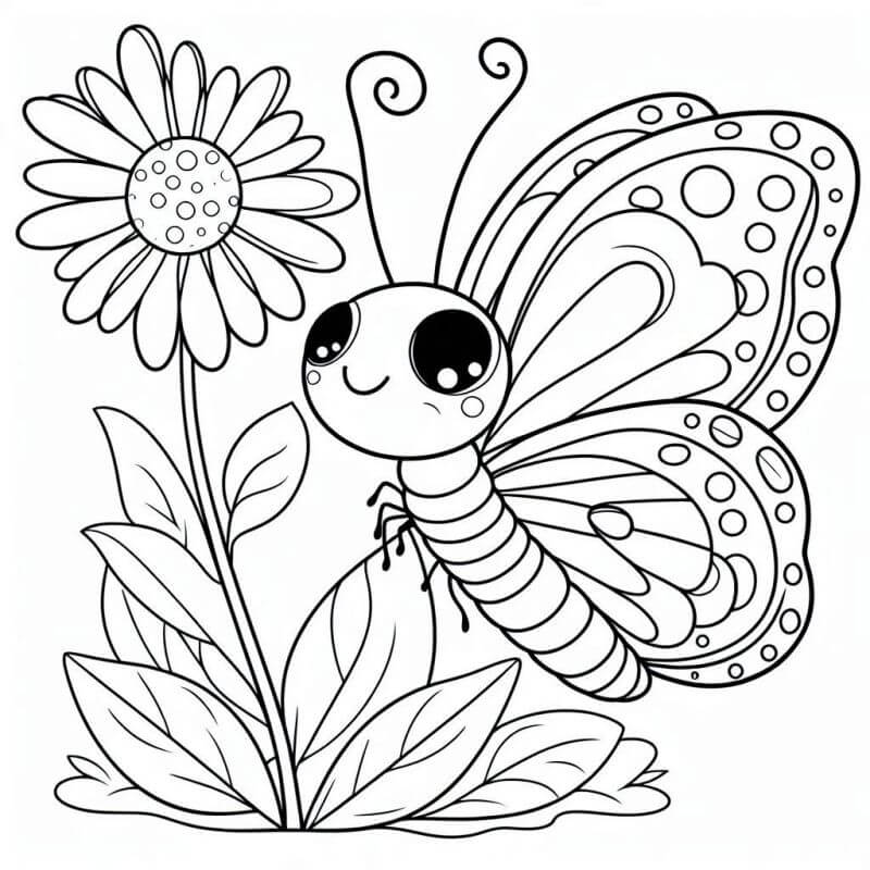 Desenho de Borboletas para imprimir