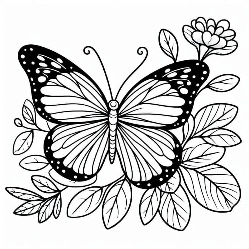 Desenho de Borboletas para imprimir