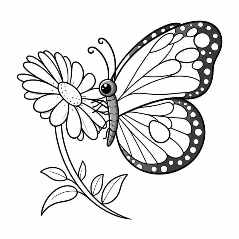 Desenho de Borboletas para imprimir