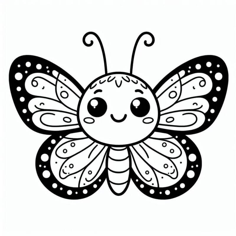 Desenho de Borboletas para imprimir