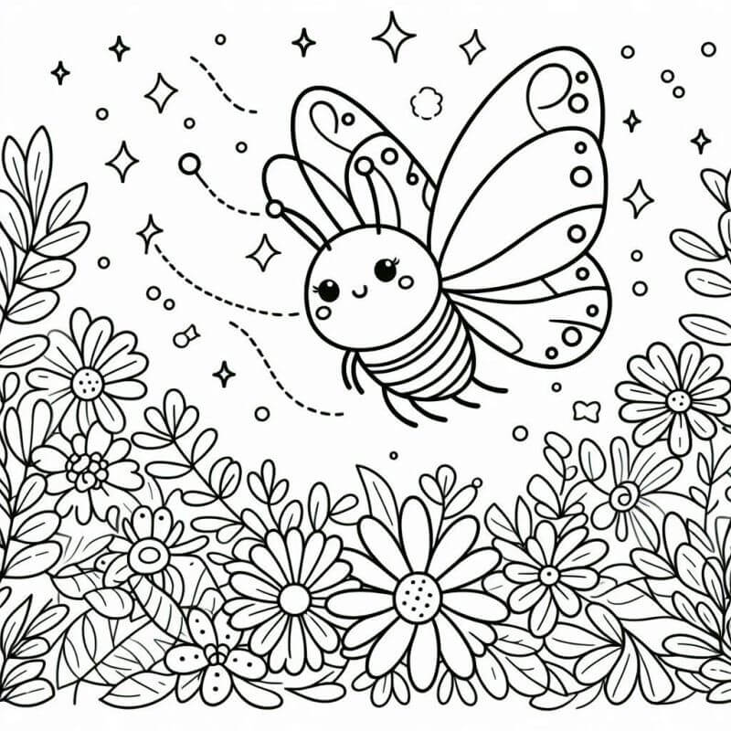 Desenho de Borboletas para imprimir