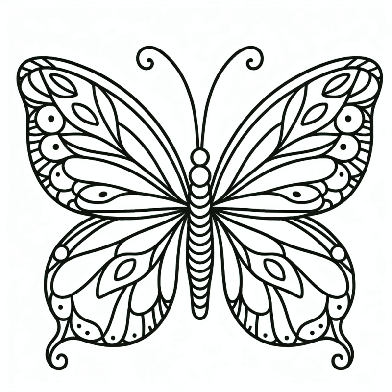 Desenho de Borboletas para imprimir