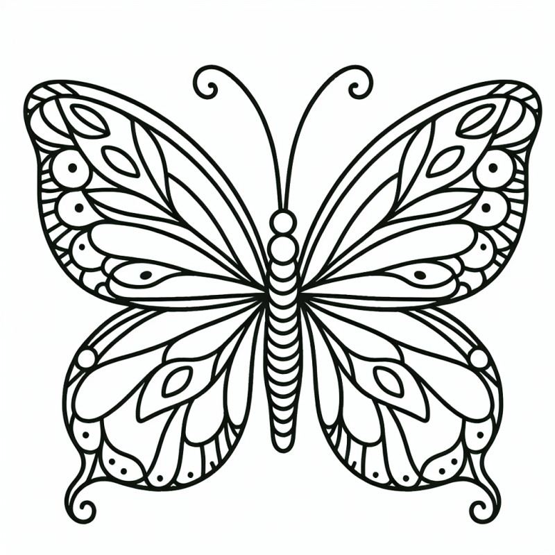 Desenho de Borboletas para imprimir