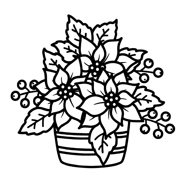Desenho de Cozy Girl Christmas (Natal) para imprimir