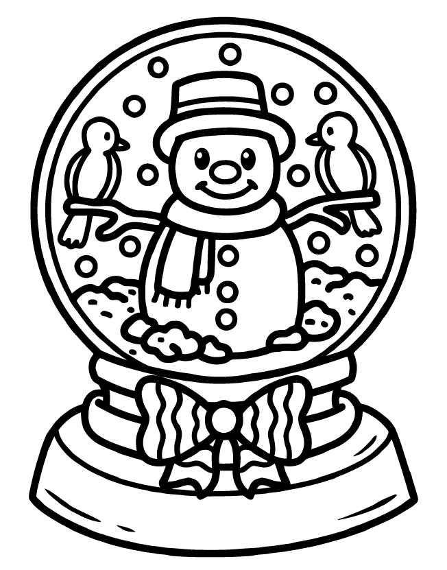 Desenho de Cozy Girl Christmas (Natal) para imprimir