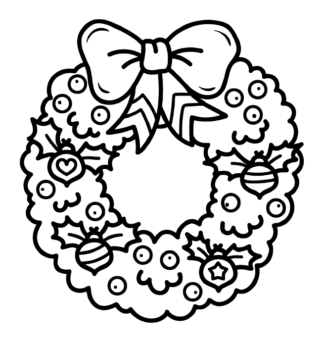 Desenho de Cozy Girl Christmas (Natal) para imprimir
