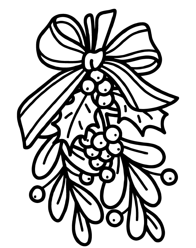 Desenho de Cozy Girl Christmas (Natal) para imprimir