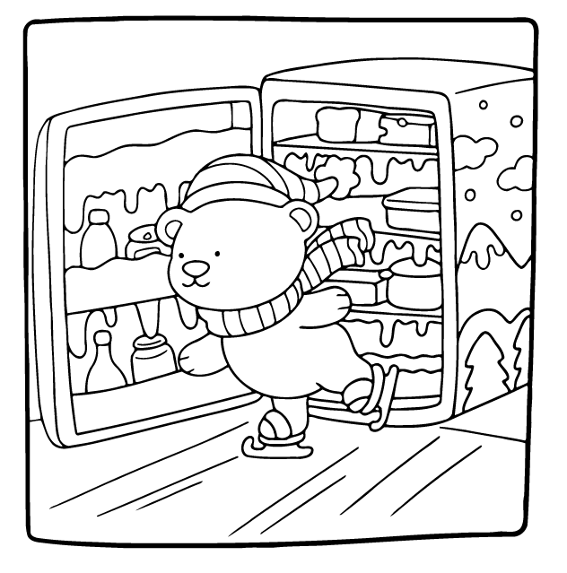 Desenho de Cute ‘n’ Cozy Christmas (Natal) para imprimir