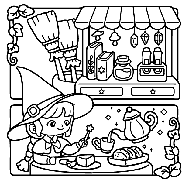 Desenho de Girl Spaces para imprimir