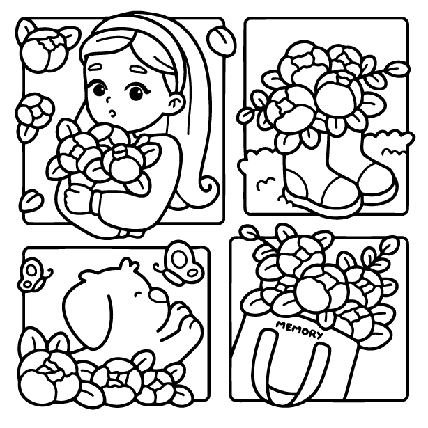 Desenho de Girl Spaces para imprimir