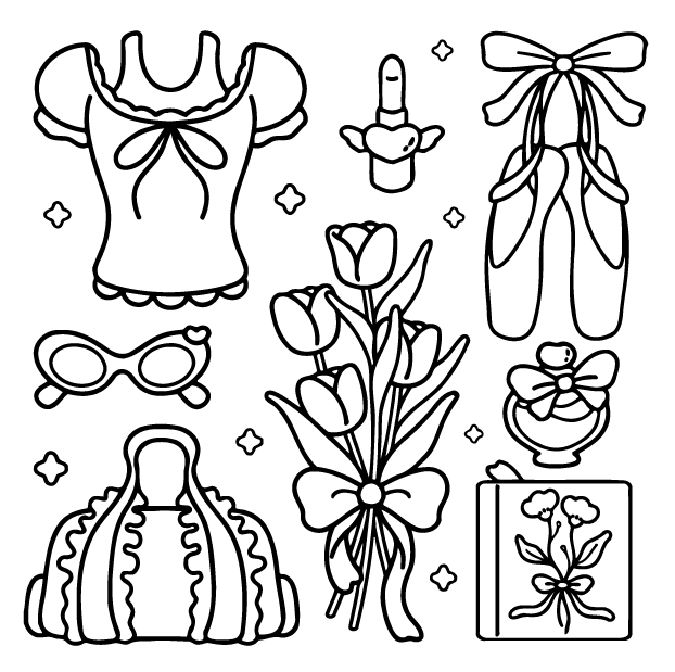 Desenho de Girl Spaces para imprimir