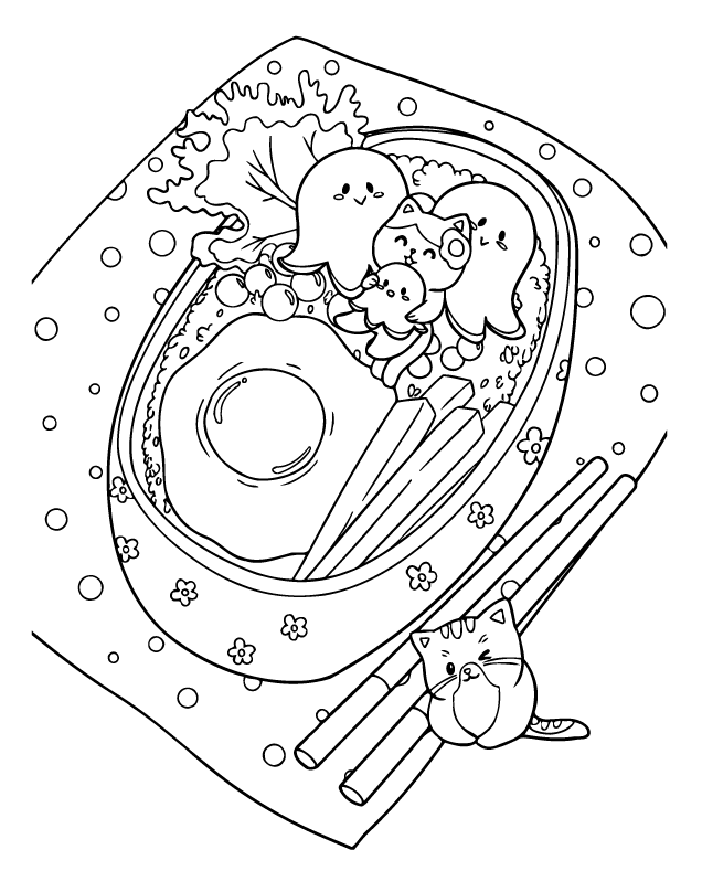 Desenho de Tiny Cats para imprimir