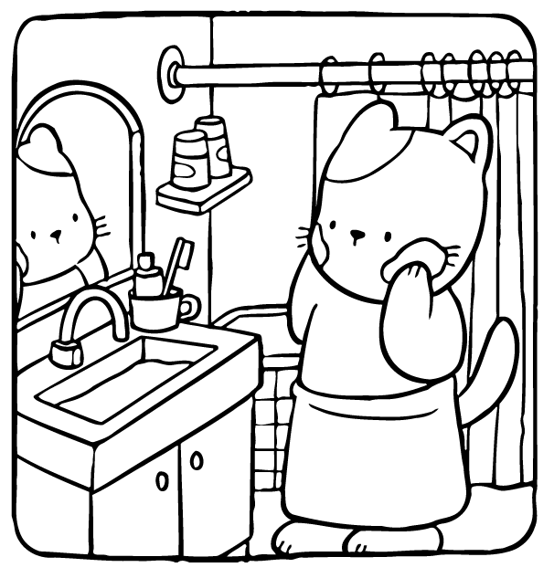 Desenho de Adorable Friends para imprimir