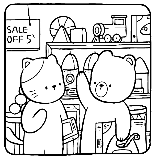 Desenho de Adorable Friends para imprimir