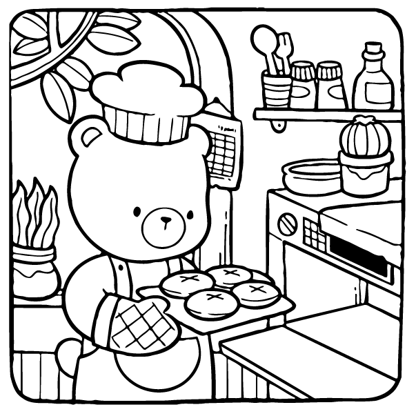 Desenho de Adorable Friends para imprimir