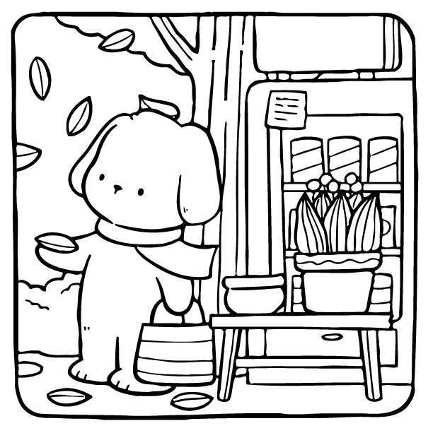 Desenho de Adorable Friends para imprimir