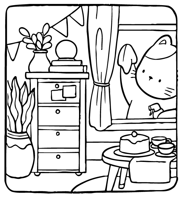 Desenho de Adorable Friends para imprimir