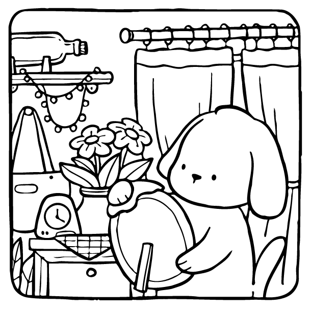 Desenho de Adorable Friends para imprimir