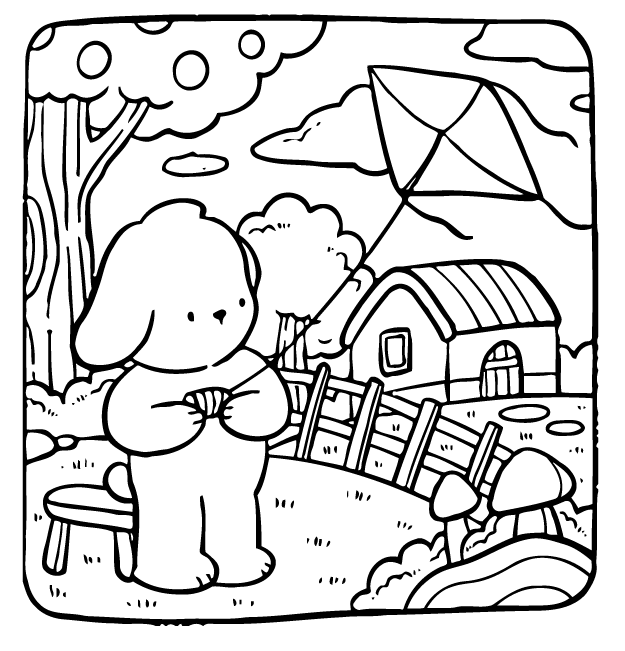 Desenho de Adorable Friends para imprimir