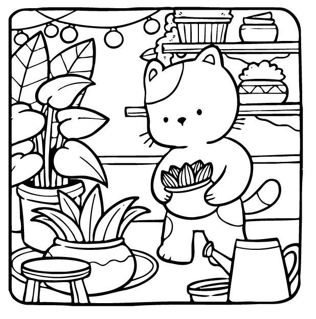 Desenho de Adorable Friends para imprimir