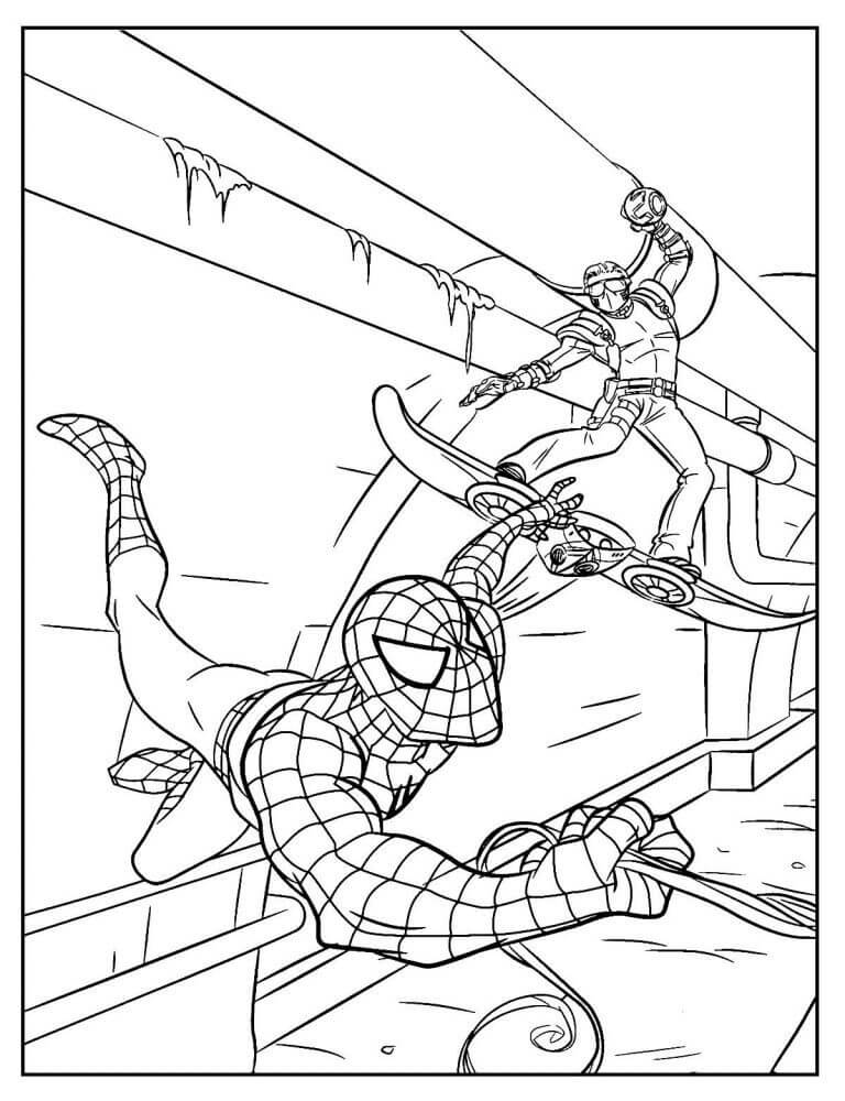 Desenho de Homem-Aranha (Spider-Man) para imprimir