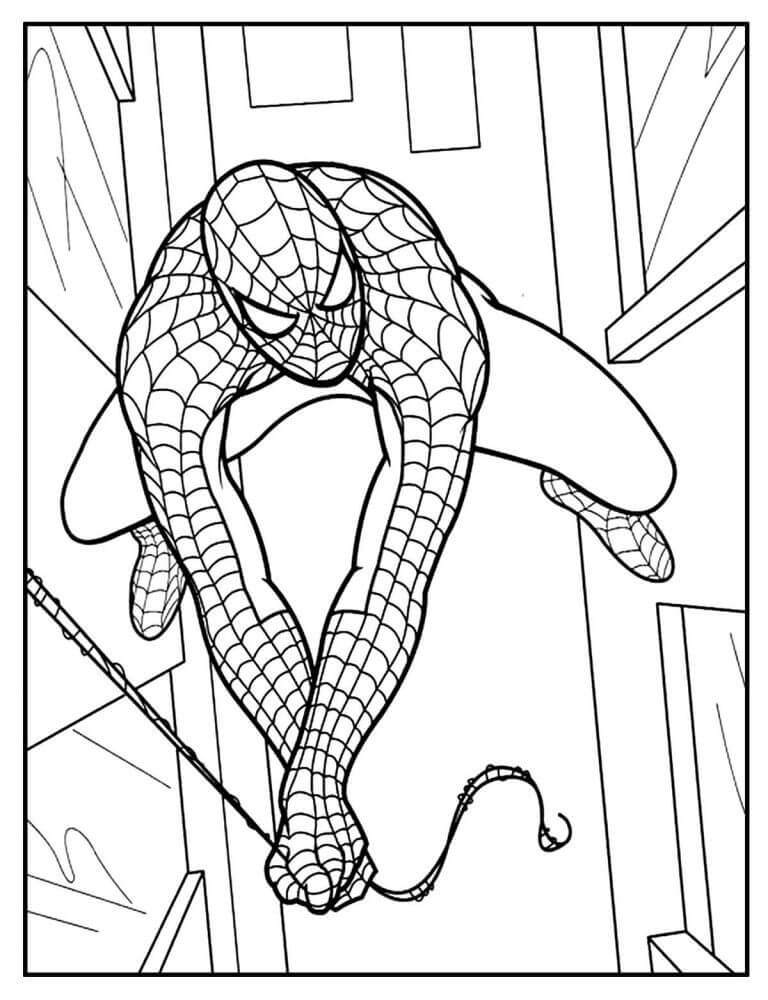 Desenho de Homem-Aranha (Spider-Man) para imprimir