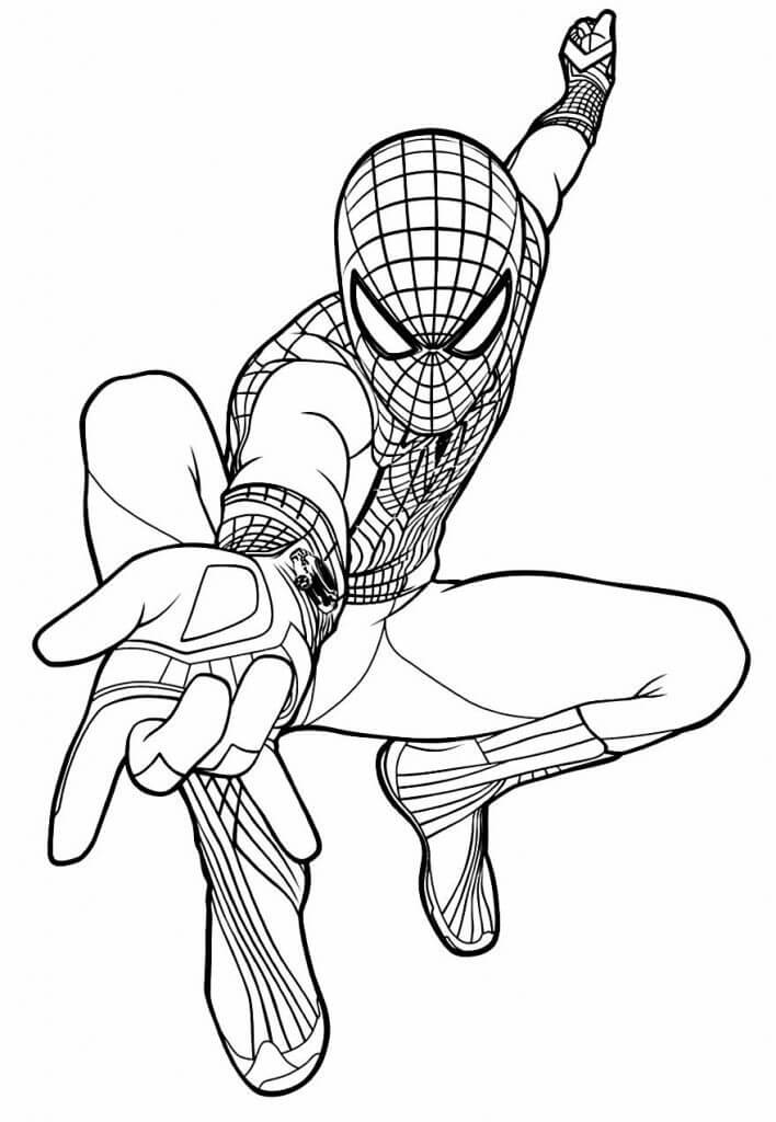 Desenho de Homem-Aranha (Spider-Man) para imprimir