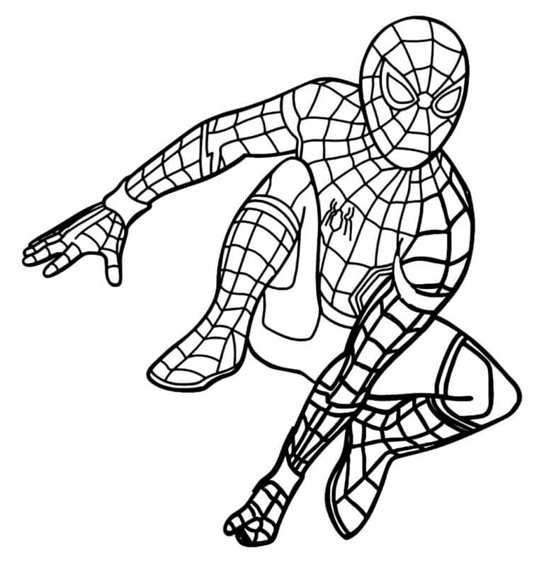 Desenho de Homem-Aranha (Spider-Man) para imprimir