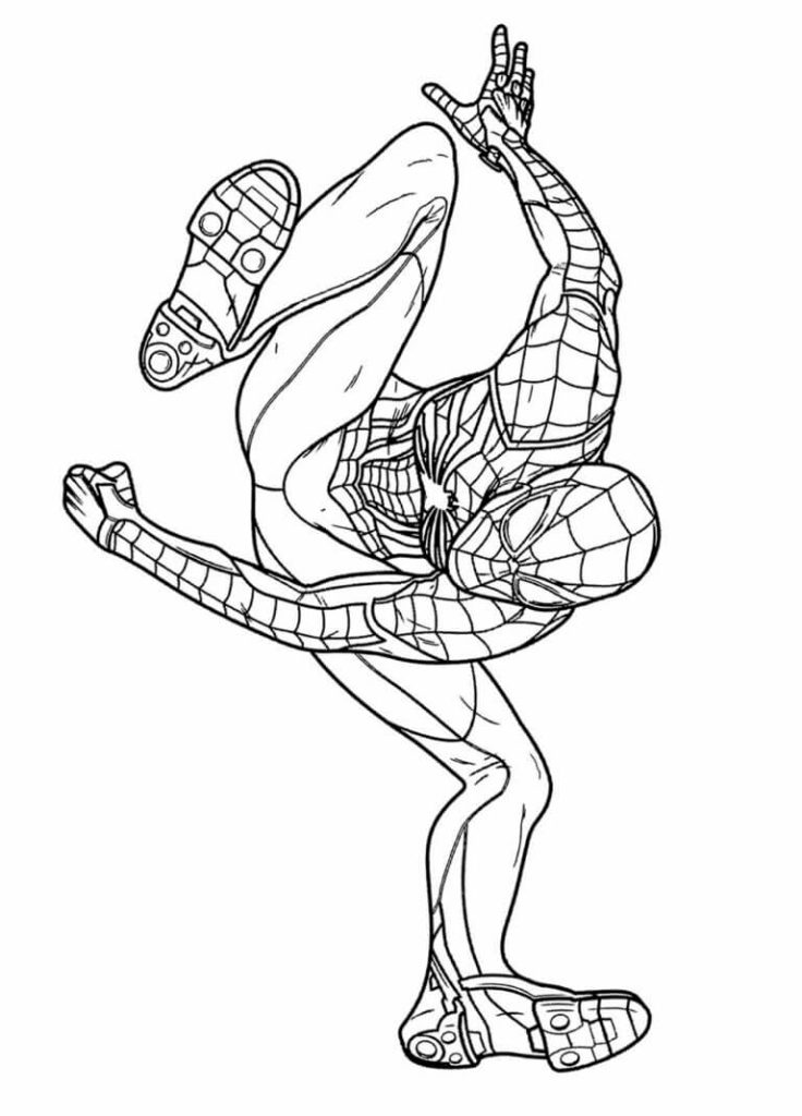 Desenho de Homem-Aranha (Spider-Man) para imprimir