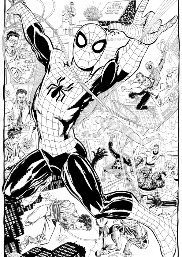 Desenho de Homem-Aranha (Spider-Man) para imprimir