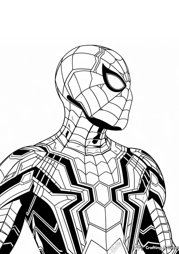 Desenho de Homem-Aranha (Spider-Man) para imprimir