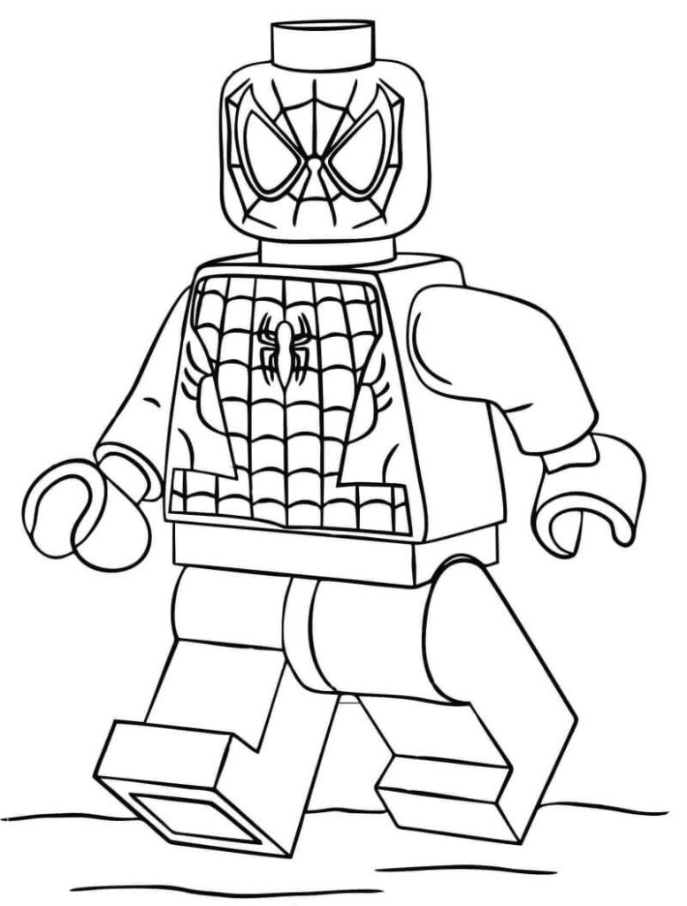 Desenho de Homem-Aranha (Spider-Man) para imprimir