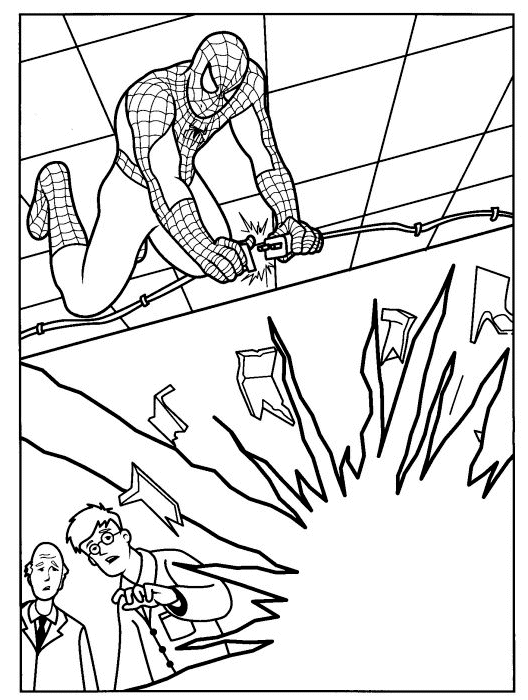 Desenho de Homem-Aranha (Spider-Man) para imprimir
