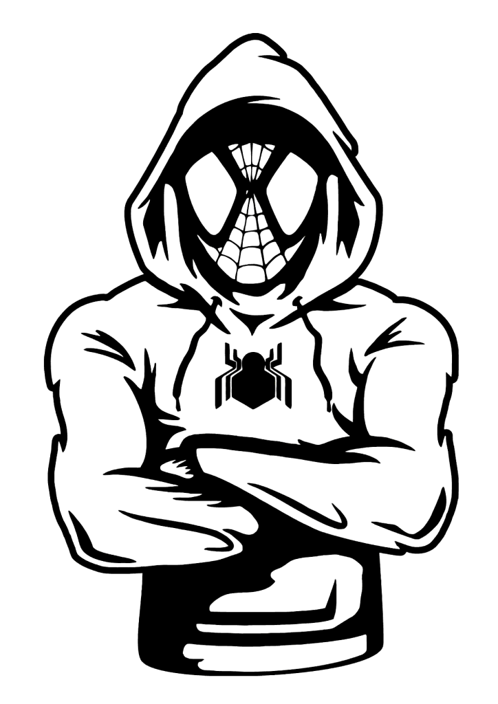 Desenho de Homem-Aranha (Spider-Man) para imprimir
