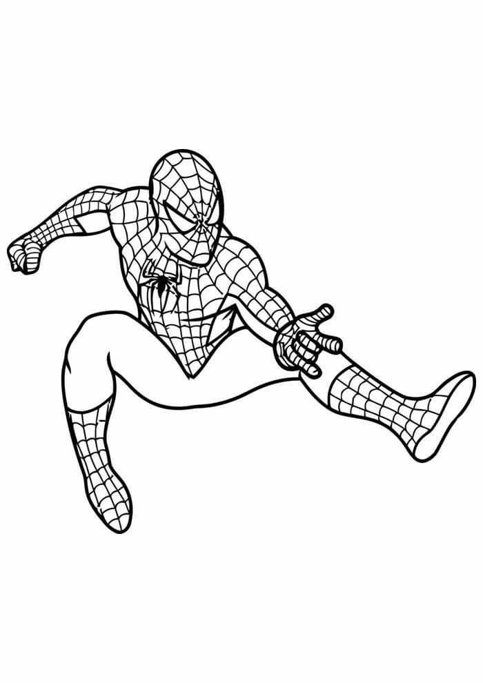 Desenho de Homem-Aranha (Spider-Man) para imprimir