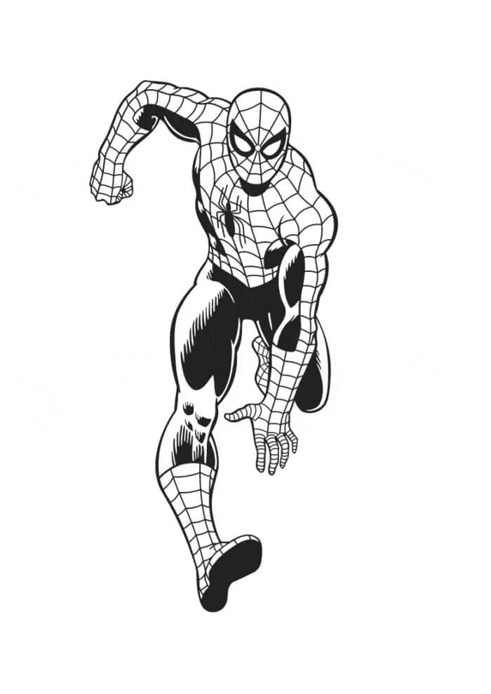 Desenho de Homem-Aranha (Spider-Man) para imprimir