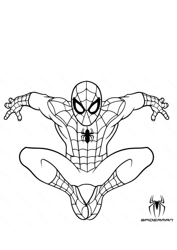 Desenho de Homem-Aranha (Spider-Man) para imprimir
