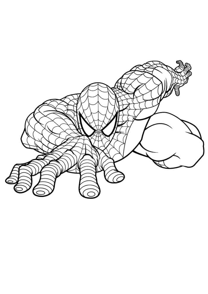 Desenho de Homem-Aranha (Spider-Man) para imprimir