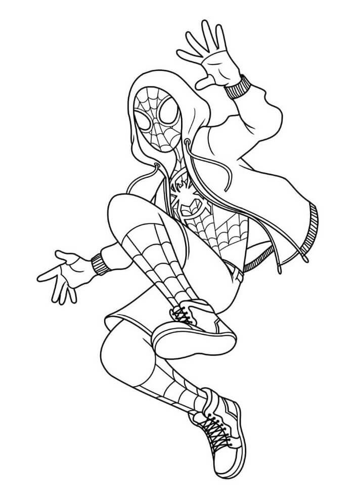 Desenho de Homem-Aranha (Spider-Man) para imprimir