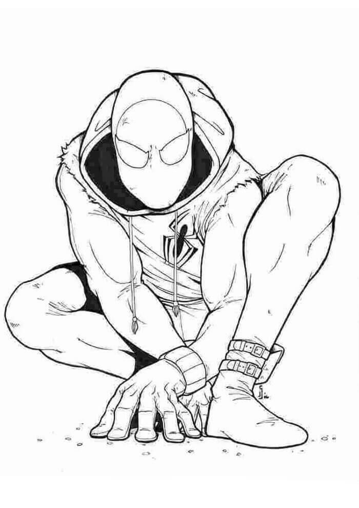 Desenho de Homem-Aranha (Spider-Man) para imprimir