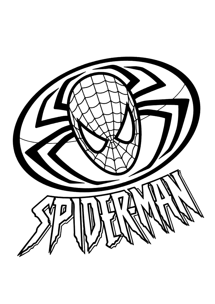 Desenho de Homem-Aranha (Spider-Man) para imprimir