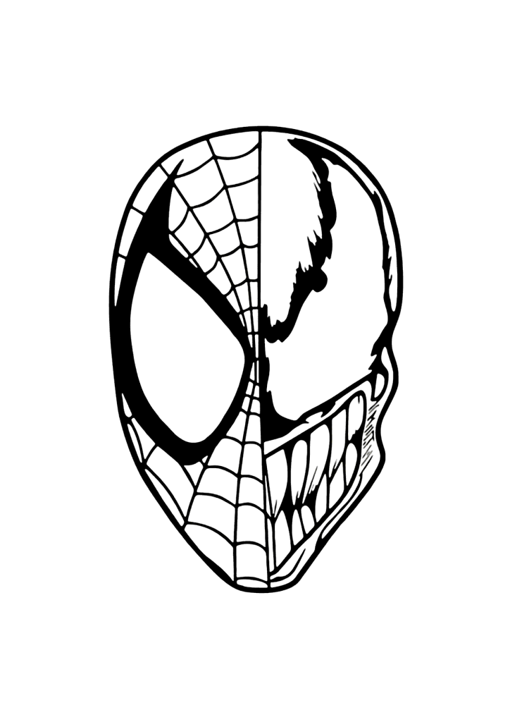 Desenho de Homem-Aranha (Spider-Man) para imprimir