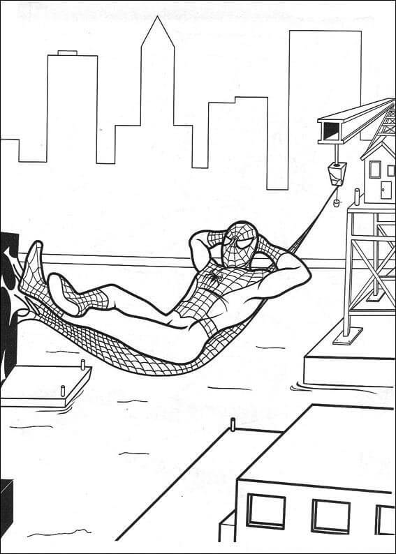 Desenho de Homem-Aranha (Spider-Man) para imprimir
