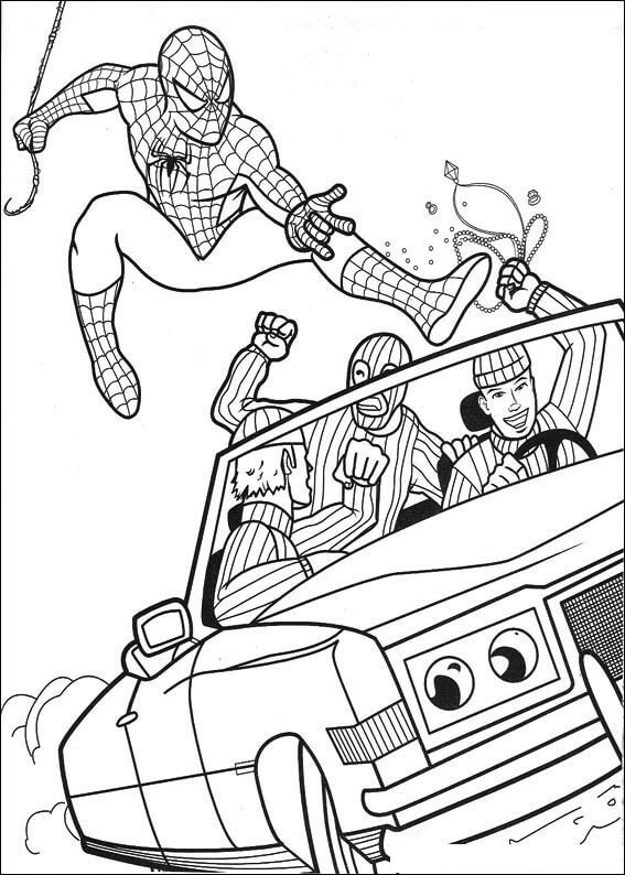 Desenho de Homem-Aranha (Spider-Man) para imprimir