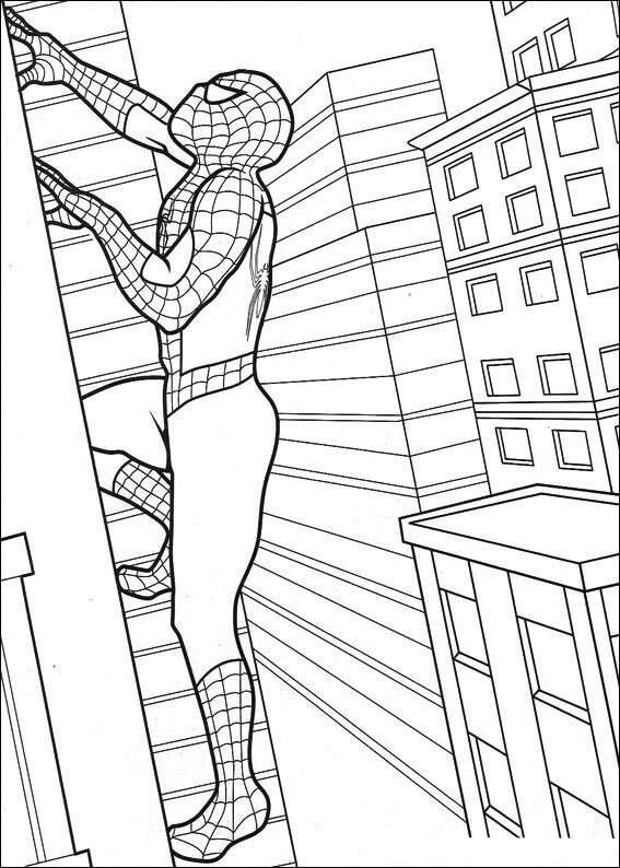 Desenho de Homem-Aranha (Spider-Man) para imprimir