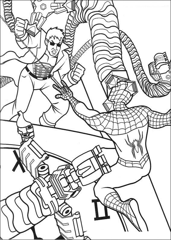 Desenho de Homem-Aranha (Spider-Man) para imprimir