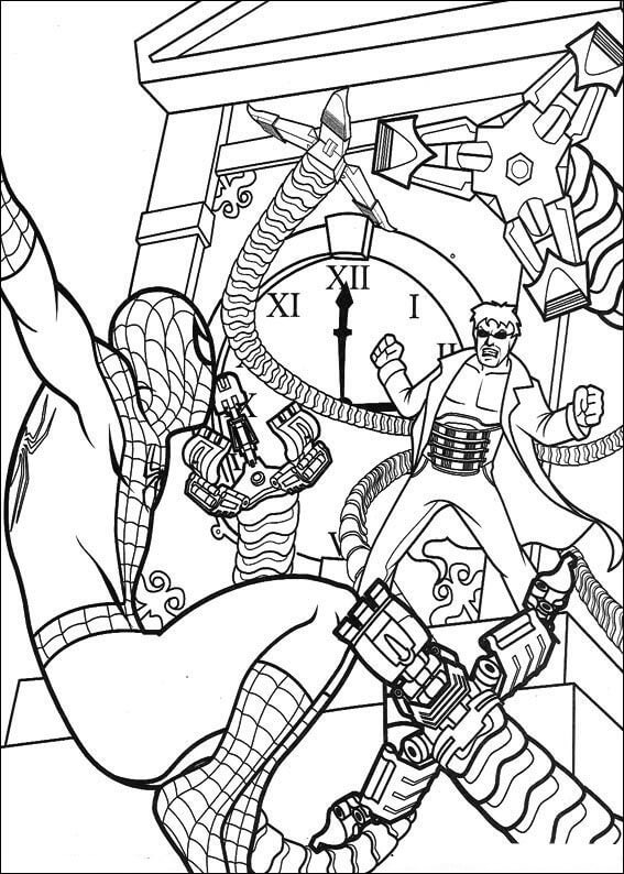 Desenho de Homem-Aranha (Spider-Man) para imprimir