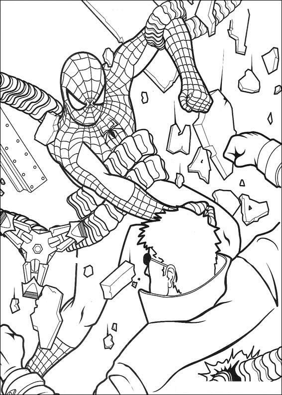 Desenho de Homem-Aranha (Spider-Man) para imprimir